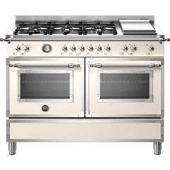 Bertazzoni HER126G2EAVT 6 Εστίες Αερίου + Teppanyaki - 2 Φούρνοι Ηλεκτρικοί 120cm